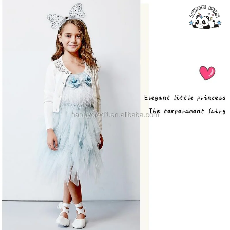 LEZONKIDS - OEM Girls Pink Sequin Dress Kids Ballet Performance Party Dress Evening Party Princess Dress for Kids